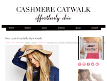 Tablet Screenshot of cashmerecatwalk.com